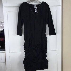 XCVI cotton dress. Black size M   Brand new!,